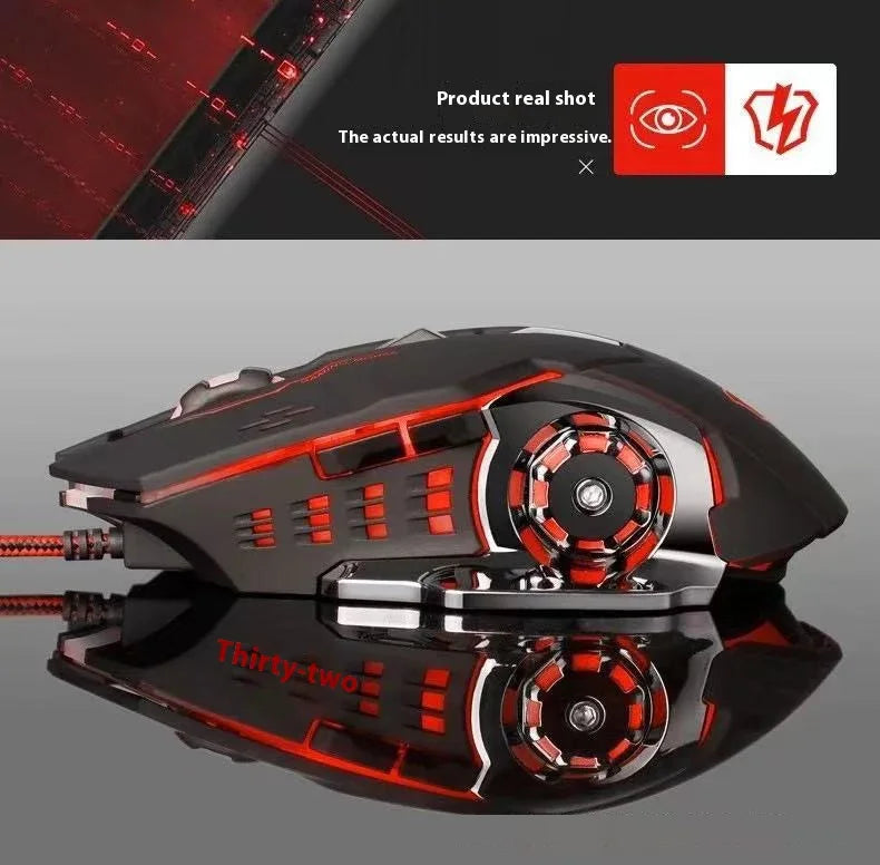 Q13 Bluetooth Wireless Mouse RGB Rechargeable Gaming Mouse, 2.4G Wireless Mouse with Adjustable DPI, 6 Buttons for PC, Laptop & Tablet