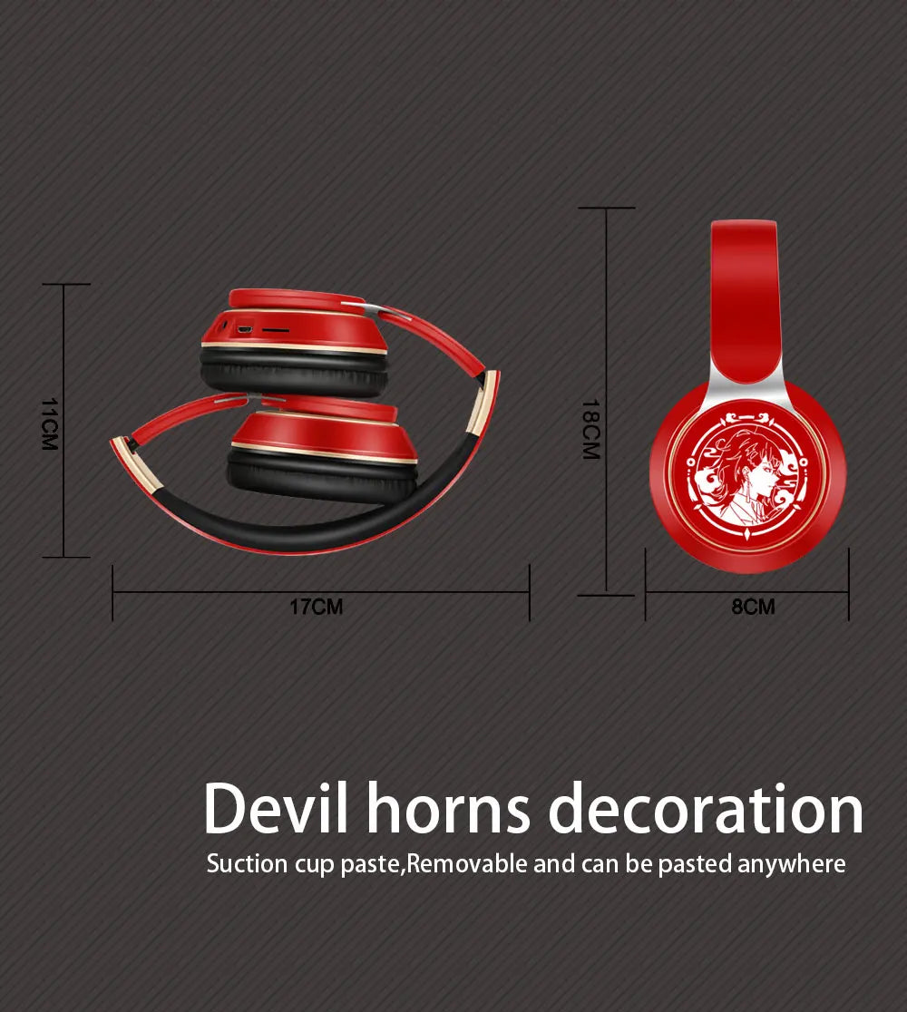 Bluetooth 5.3 Wireless Headphones with Microphone, Stereo Foldable Headset, MP3 FM Radio, Kids Gaming Earphones, Student Gift Headphones