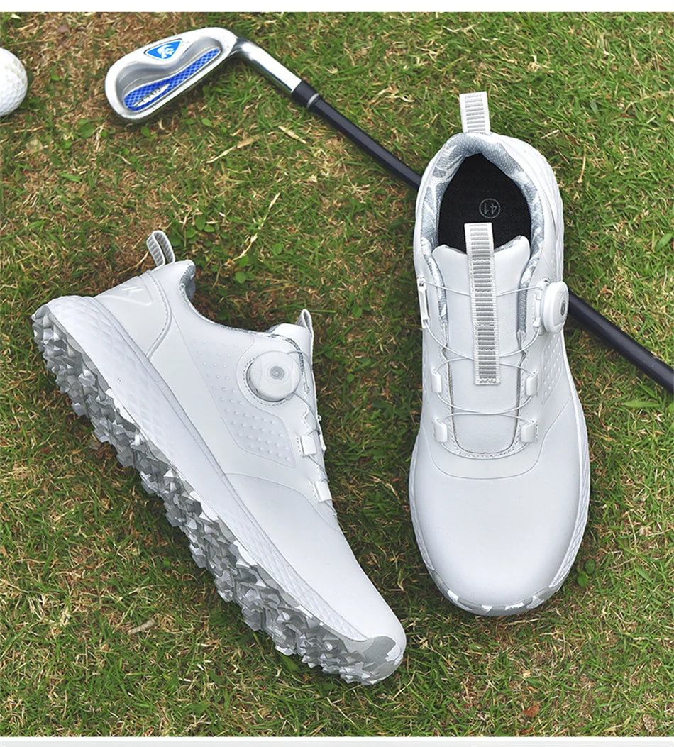 Hot Sale Waterproof Golf Shoes Unisex Outdoor Non-Slip Golf Sneakers Men Luxury Comfortable Golfer Footwear Women Walking Shoes