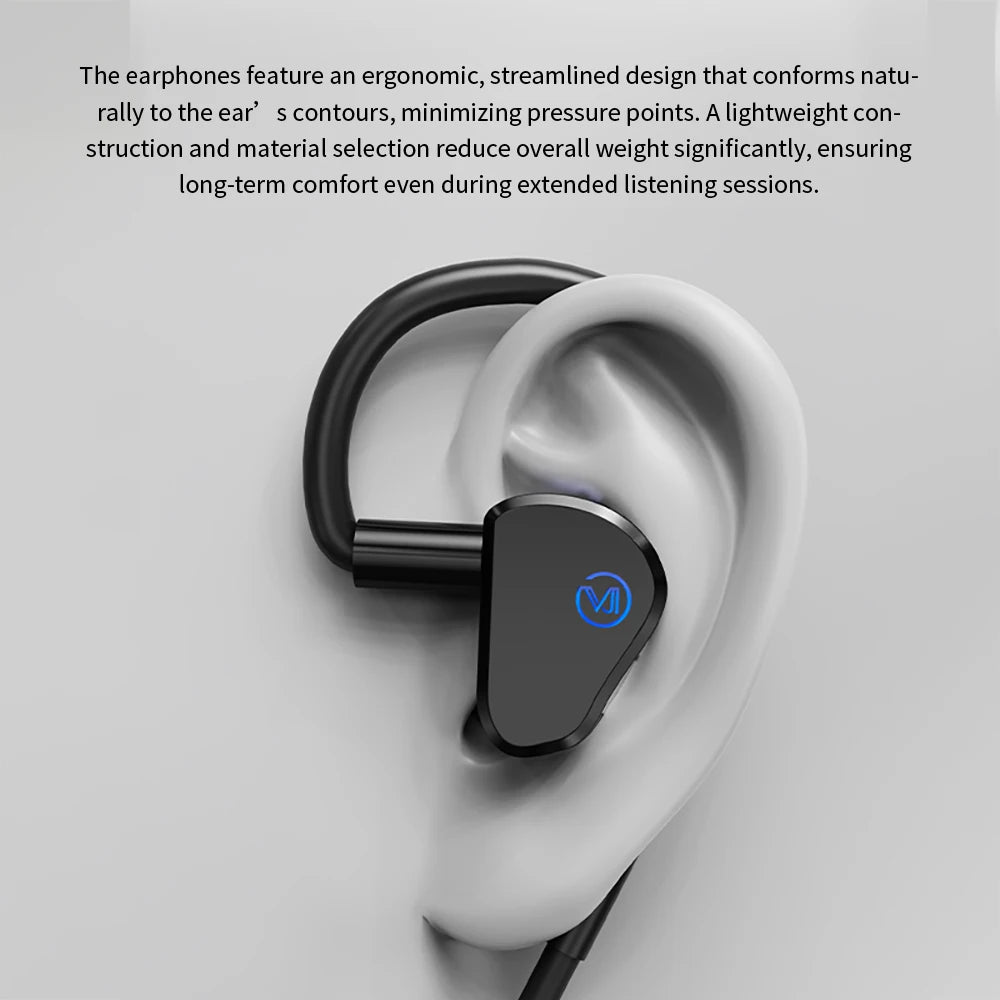 CVJ X R2E3 Medusa Dynamic Driver In-Ear Earphones, HiFi Wired Earphones with Dual Layer Acoustic Design, Venting System, Audiophile Sound Performance