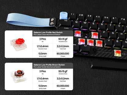 EPOMAKER Carbon60 60% QMK/VIA ANSI VIA Wired/Bluetooth 5.0/2.4GHz Wireless Portable Mechanical Keyboard Carbon Fiber Case