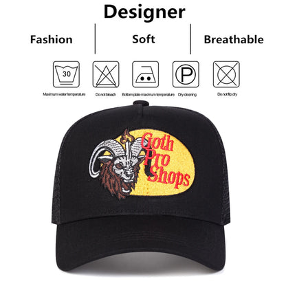Unisex Letter Embroidery Baseball Net Caps Spring Summer Outdoor Adjustable Casual Hats Sunscreen Hat Sports Cap