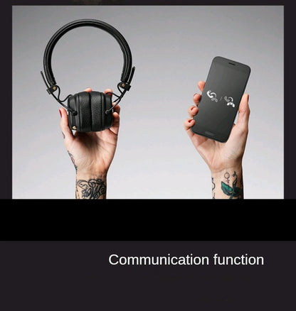 Marshall Major III Wireless Bluetooth Headphones with Deep Bass, Active Noise Cancelling, Foldable Over-Ear Wireless Headphones with Microphone