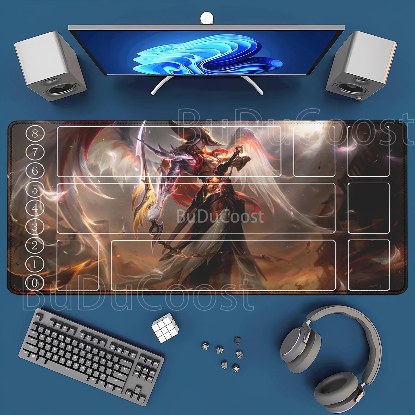 HD Printing playmat League of Mouse Pad Legends Riftbound Series TCG LOL Card 600x350mm office Stitched Edge Board Game Desk Mat