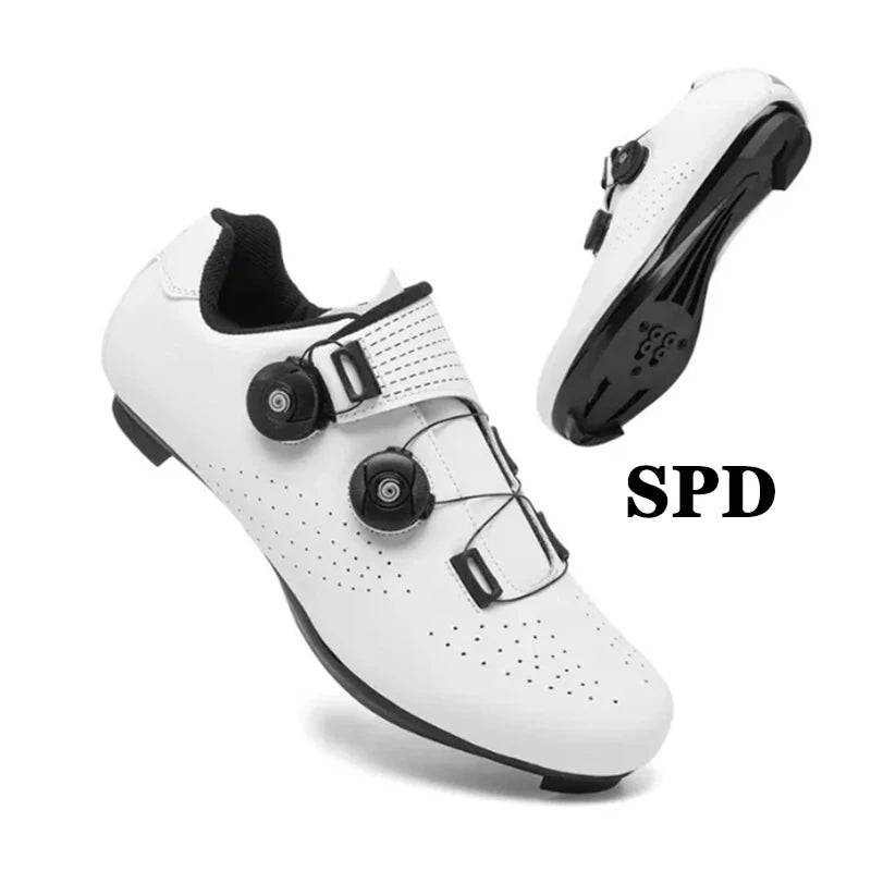 Professional Mountain Bike Cycling Shoes MTB Flat Cleat SPD Shoes Outdoor Self-Locking Big Size 47 Racing Bicycle Sneakers Men
