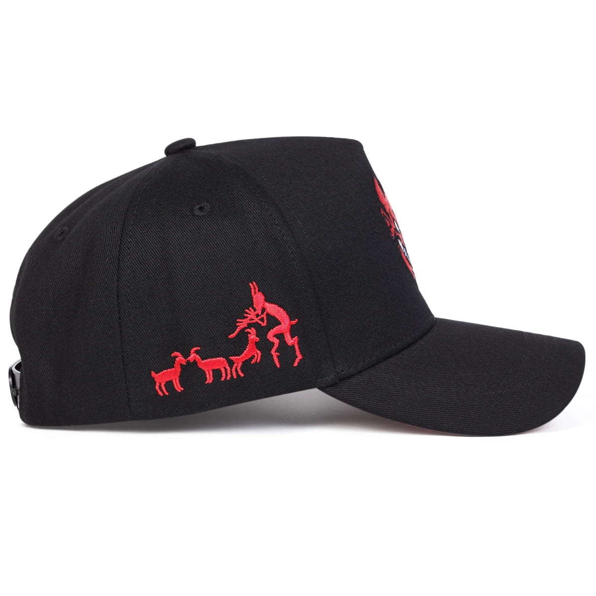 Cappellini da baseball unisex con ricamo "Devil" - Primavera/Autunno - Cappelli casual regolabili per attività all'aperto - Cappellino parasole - Cappellino sportivo