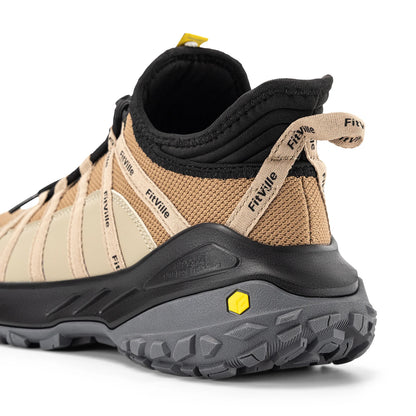Fittington Wide Sneakers for Men Slip-On Hiking Shoes Soft Comfortable Men Running Shoe Slip-Resistant Walking Shoes with Arch Support