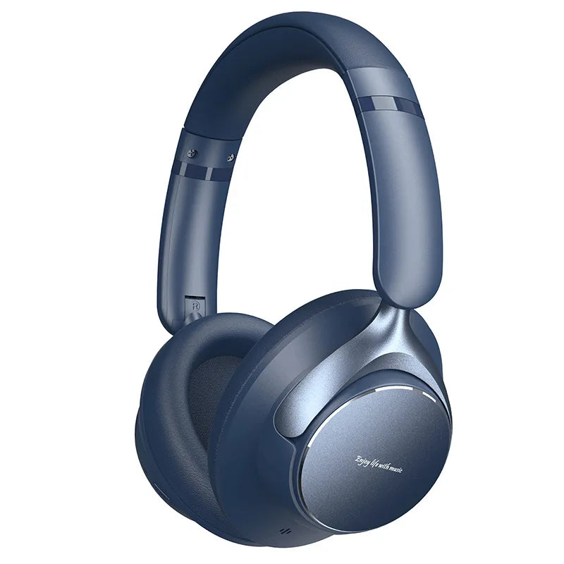 Casque sans fil Bluetooth 5.4 avec ANC, mode basses ULT, autonomie de 50 heures, design pliable pour les voyages et le bureau