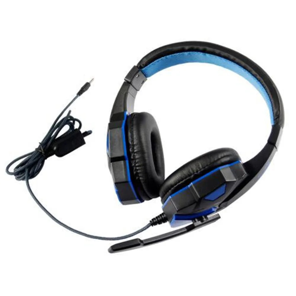 3.5mm Wired Headset Gaming Headset 120° Adjustable Gamer Headset With Noise Cancelling Microphone For PS4/PS5/Xbox/Smartphone/PC