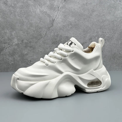 Zapatillas deportivas para hombre de talla grande, estilo «New Dad», con suela de plataforma gruesa, modernas, versátiles, informales, deportivas, de moda, cómodas y para el día a día.