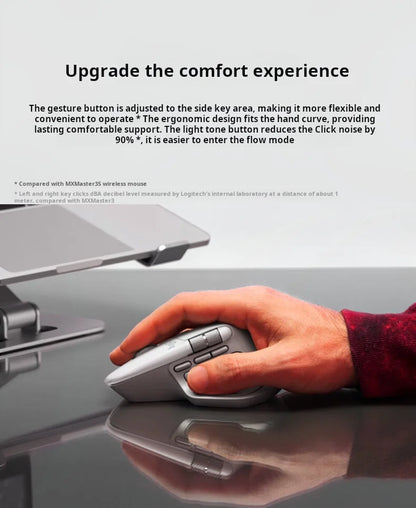 Logitech MX Master 4 Απτική Ανάδραση Actions Ring MagSpeed 8000DPI Εργονομικό Ασύρματο Ποντίκι Bluetooth Μπαταρία 70Day