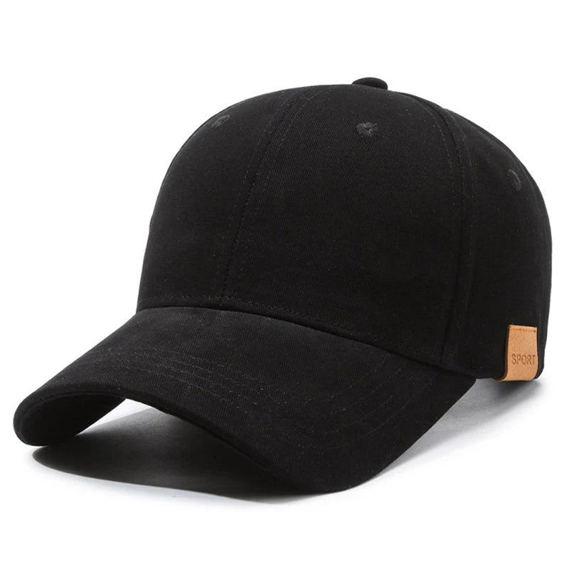 Snel drogende zonnepet voor dames, casual sportpet voor heren, grote maat baseballpet, 60-65 cm, verstelbare zonneklep, pet met klep