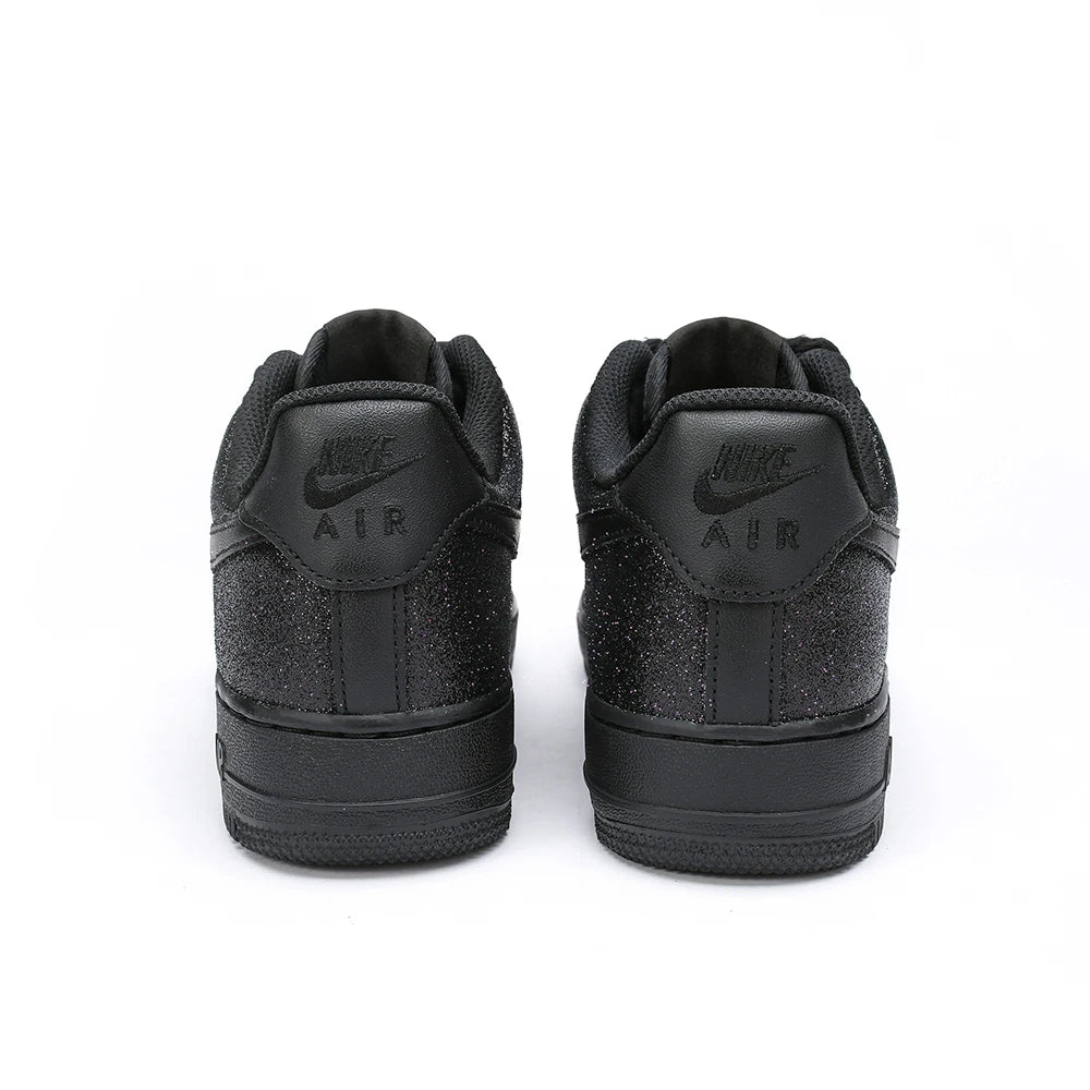Custom Sneakers Nike Air Force 1 FOMO Full Crystal Sparkle Unisex Sneakers Jennie Cleanfit Style, Anti-slip Light Wear-resistant