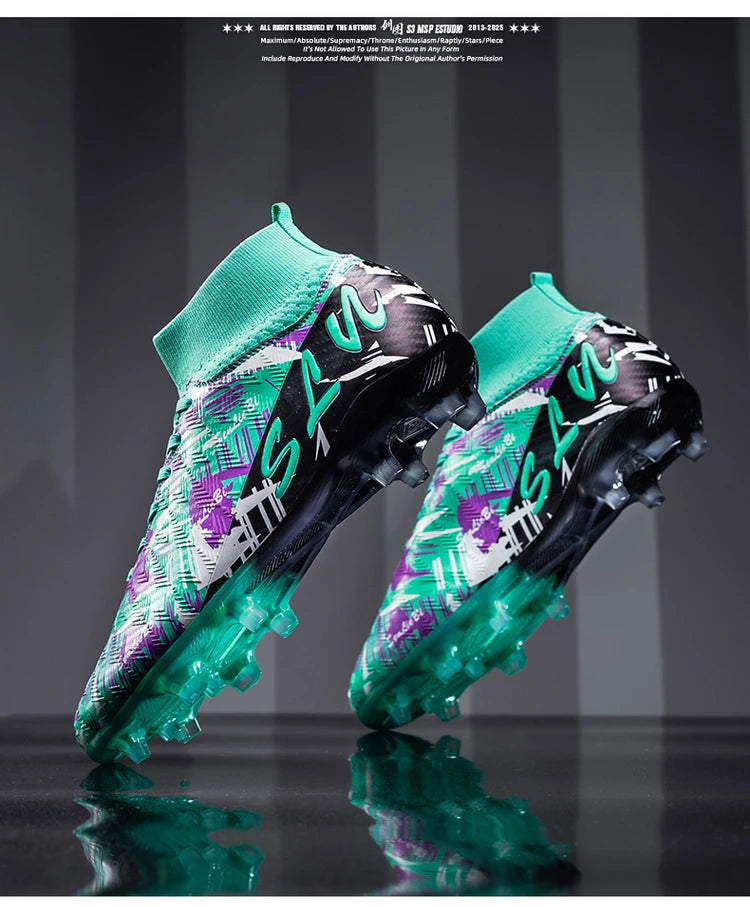 Botas de fútbol profesionales para hombre, zapatillas de fútbol Society, tacos de fútbol FG ultraligeros para entrenamiento, calzado deportivo de fútbol para exterior