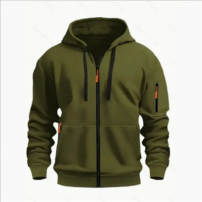 Produit gaming premium Fraquane, Men's Sweatshirts with Zipper Pockets Thin Solid Color Half Tracksuit Casual Outdoor Hooded Tracksuit Long Sleeves Jacket Coats, équipement gamer