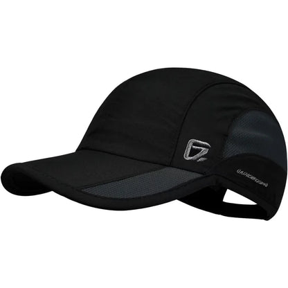 GADIEMKENSD Estate Uomo Sport Corsa Cappellino da baseball Uomo Golf Asciugatura rapida Donna Cappellino a rete con visiera e chiusura a scatto