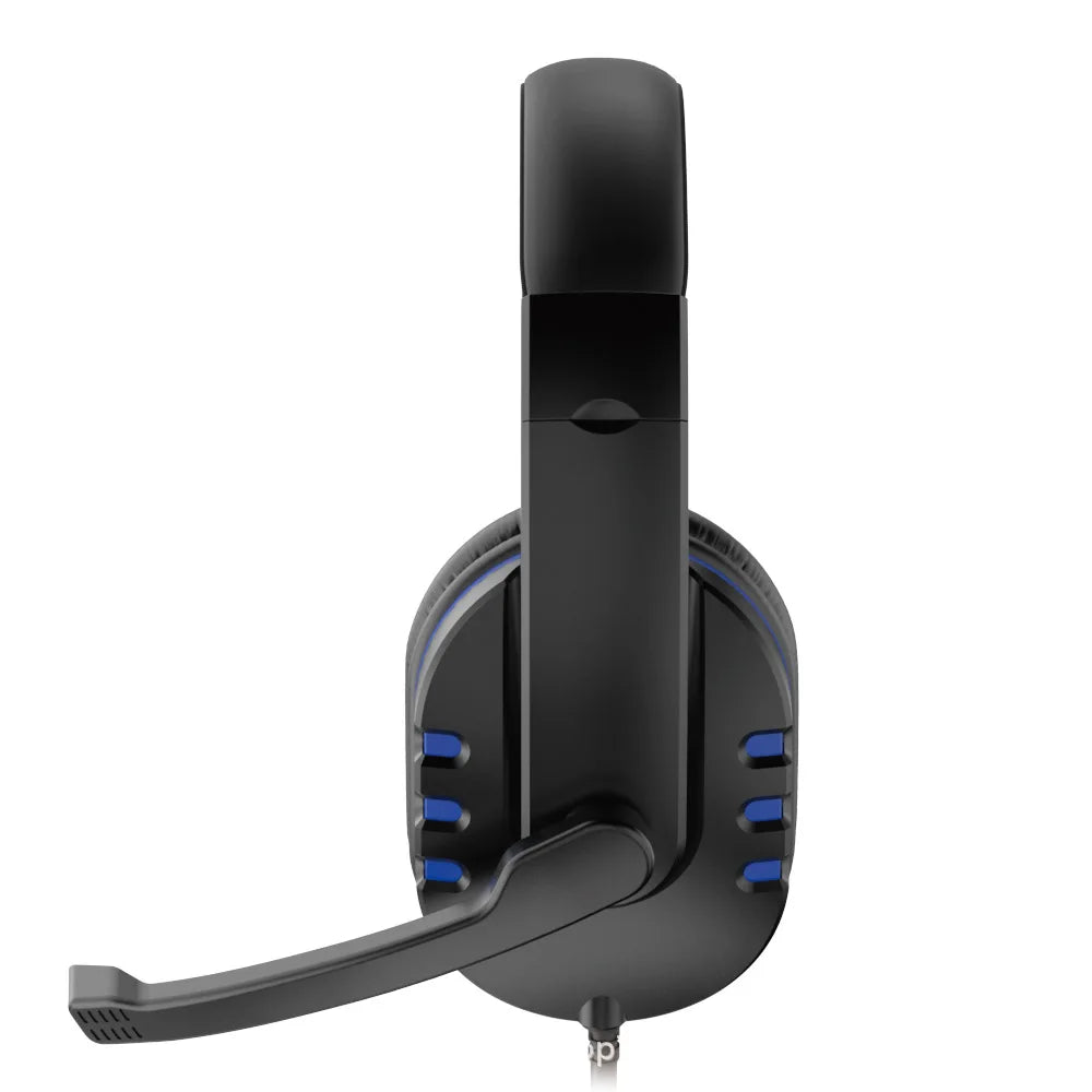 3.5mm Wired Gaming Headset with Microphone for PS4, PC & Laptop, Stereo Gaming Headphones with Noise Cancelling Mic, Over-Ear Wired Gaming Headset