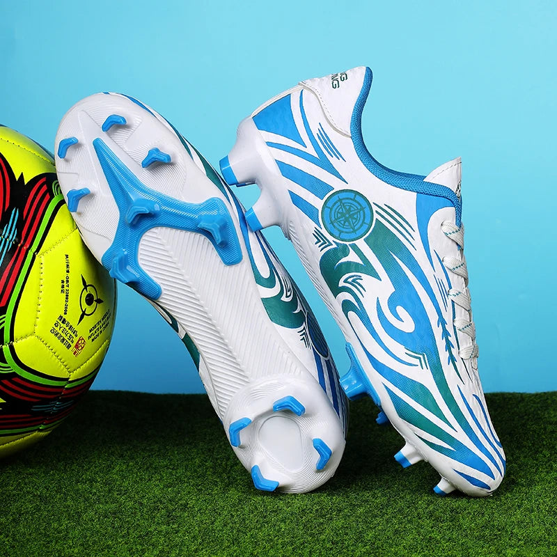 Nouveaux hommes bottes de Football respirantes unisexe livraison directe chaussures de Football en plein air ultralégères chaussures de Sport antidérapantes entraînement Sport
