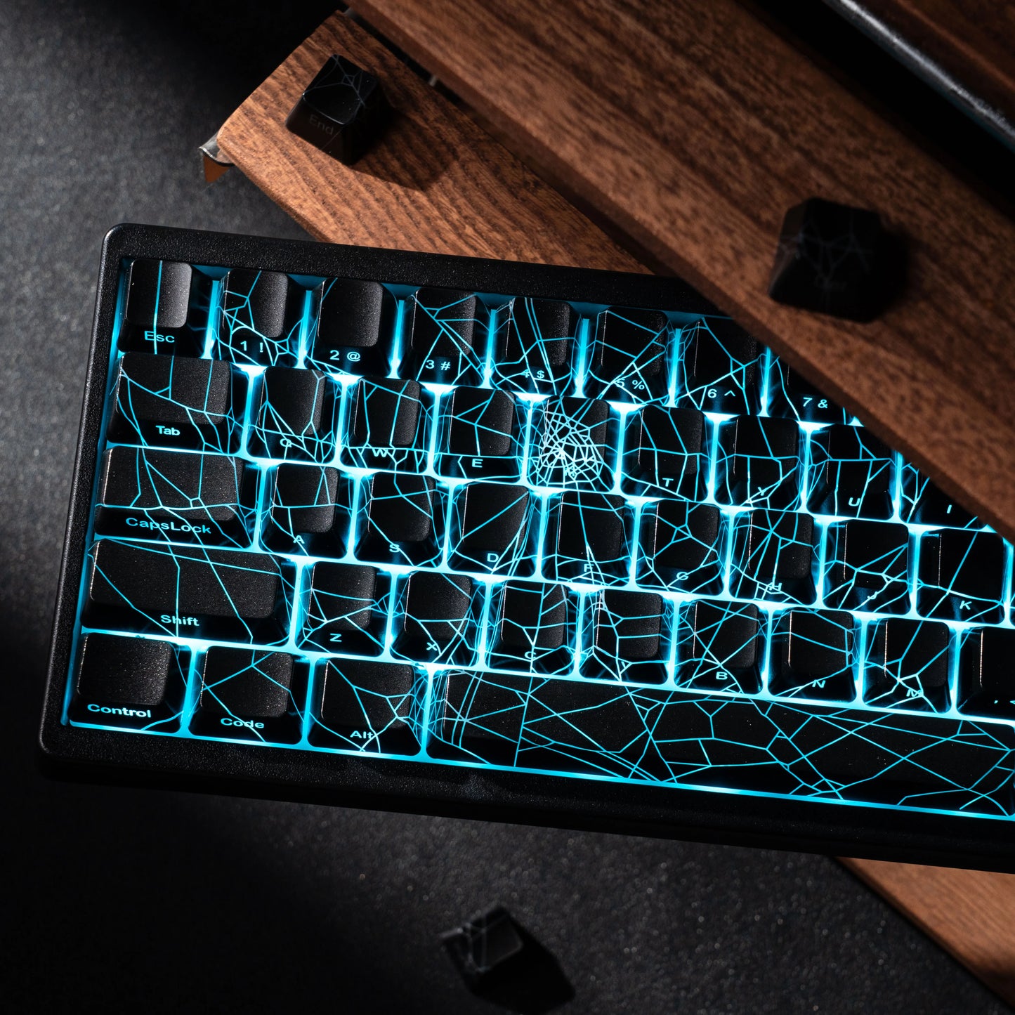 XVX M67 JadeStone mechanische Tastatur mit IMD-Tech-Tastenkappen, Hot-Swap-fähig, Gasket-Mount, Tri-Mode, individuell anpassbares RGB, kabellose Tastatur 65%