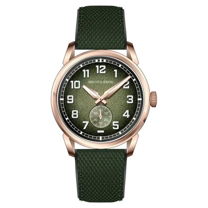 Specht & Söhne New Automatic Mechanical Wristwatches For Men Japan C3 Luminous Sapphire Crystal Sports Watch ﻿5Bar Waterproof