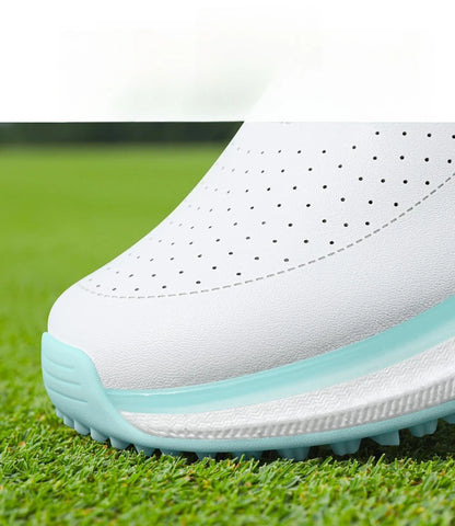 PGM Women Golf Shoes Summer Heat Dissipation Breathable Holes High Elasticity Height Outdoor Sports Sneakers XZ430