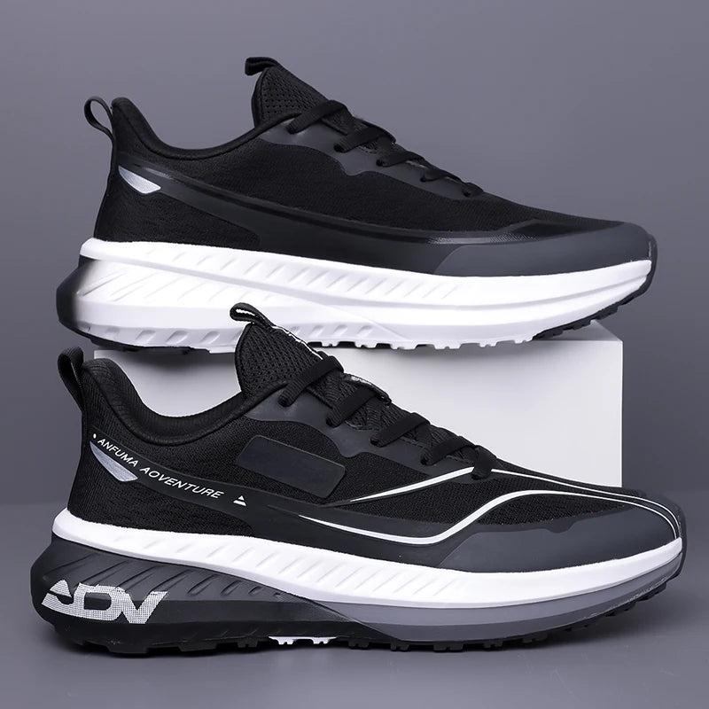 Chaussures de marche pour homme, outdoor, antidérapantes, de bonne qualité, tendance, plates, résistantes à l'usure, respirantes, baskets décontractées, sportives, chaussures de course pour homme
