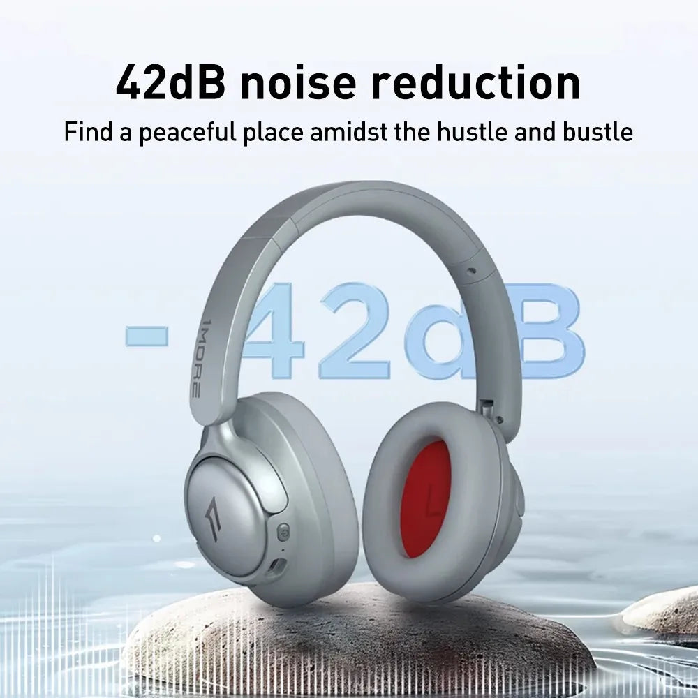 1MORE SonoFlow S Wireless Headphones with 42dB ANC, Hi-Res LDAC Audio, Bluetooth Noise Cancelling Headphones, 90H Playtime