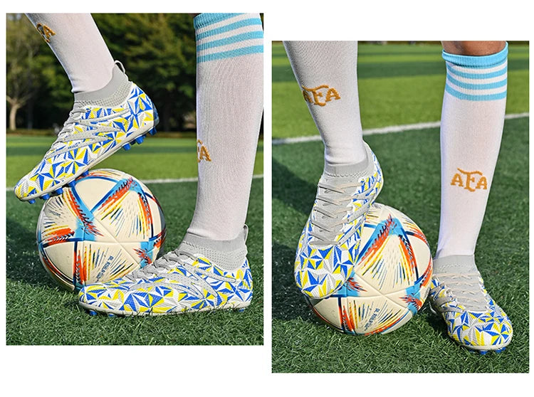Męskie buty piłkarskie, oddychające, sportowe, treningowe, z kolcami, do futsalu, na sztuczną murawę i trawę, z dostawą bezpośrednią do klienta