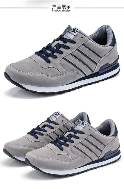 2025 New High Quality Men's Sneakers Leather Casual Shoes Autumn Breathable Men Shoes Male Flat Shoe Men's Casual Shoes