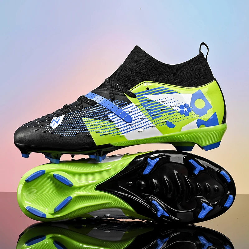 Football Boots Men Professional Soccer Shoes Sneaker Field Long Spikes Outdoor Competition Non Slip Comfortable Training Shoes