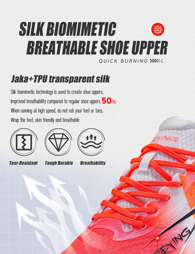 Scarpe da corsa IRUNSVAN Co-branded con soletta in carbonio 1.0 ad asciugatura rapida, per l’allenamento alla maratona maschile, ammortizzanti e traspiranti