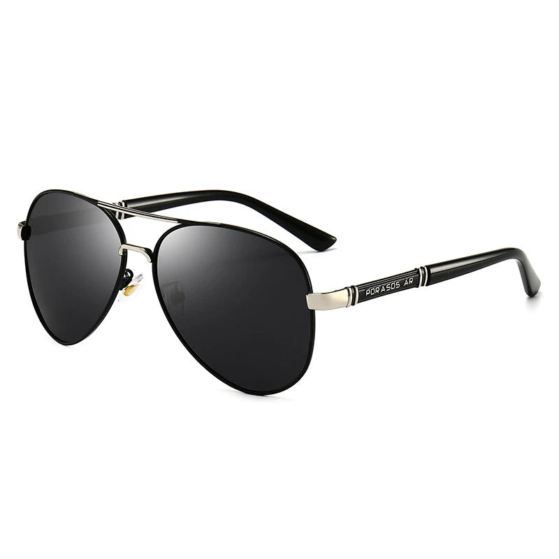 Classic Big Pilot Sunglasses Men Women Luxury Metal Black Aviation Sun Glasses Male Fashion Driving Vacation Shades UV400 Goggle