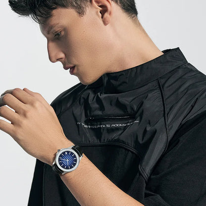 AGELOCER Original Baikal Watch Men's Big Calendar Business Formal Automatic Mechanical Watch Birthday Gift for Men