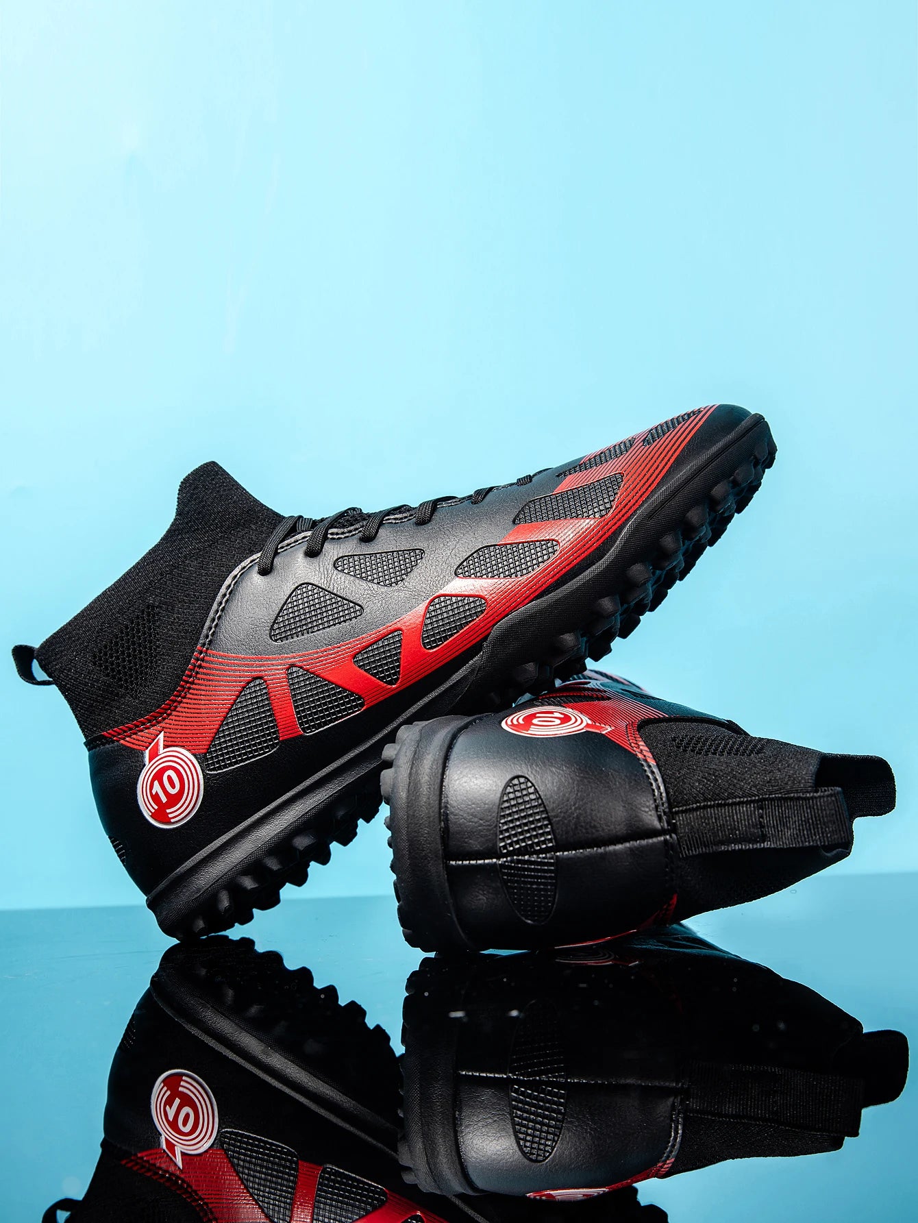 High Quality TF Football Boots Men Women PU Fabric Upper Rubber Cleats Non-slip Training Football Shoes
