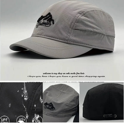 Gorra de béisbol para hombre con cabeza grande, parte trasera cerrada, ala corta de 5 cm, gorras ajustadas de malla, gorras elásticas totalmente cerradas, tallas 56-60 cm y 61-65 cm