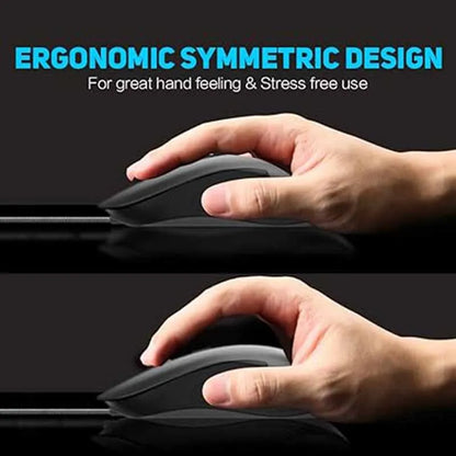 INPHIC B2 USB Wired Mouse 7200 DPI Gaming Mouse with 6 Programmable Buttons, Silent Click, Optical Tracking for PC & Laptop