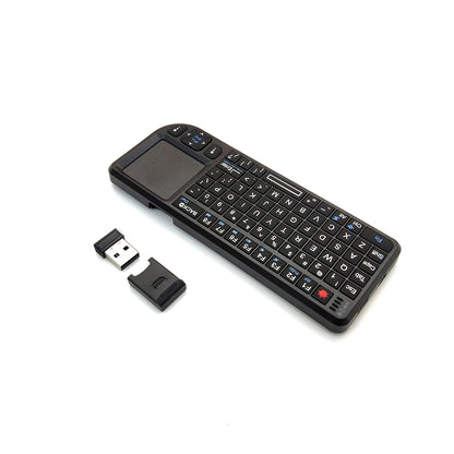 A8 Mini Wireless Keyboard 2.4G 7 Color Backlit 3 in1 Handheld Keyboard with Touchpad Air Mouse for Android TV Box PC Tablet
