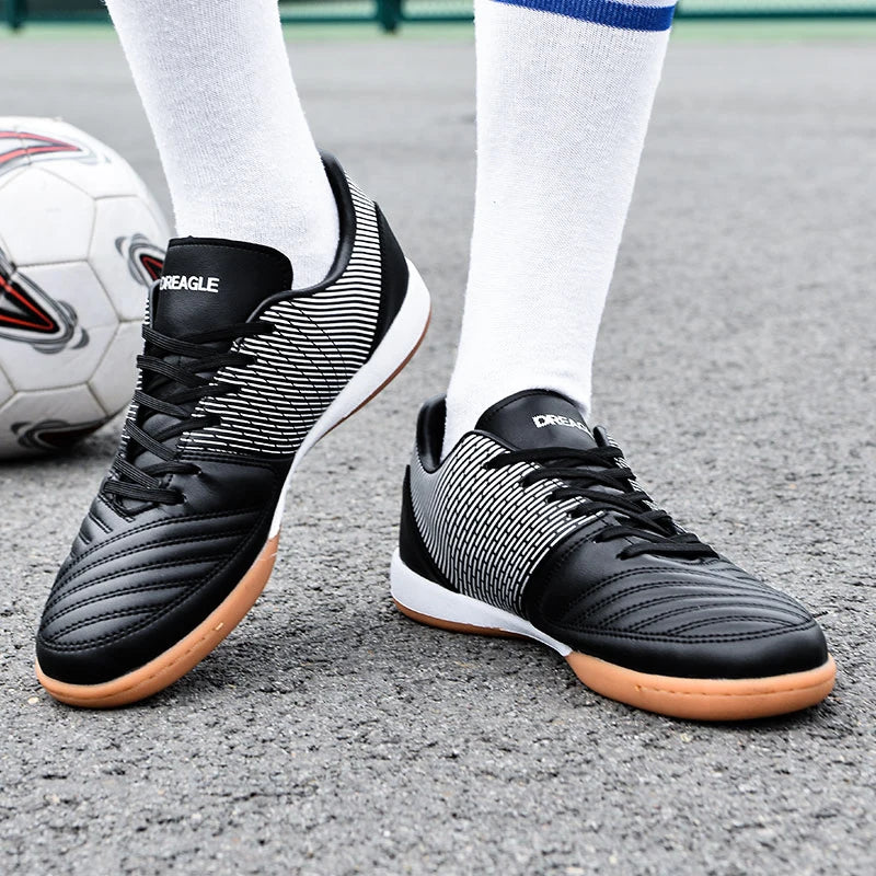 Scarpe da calcio indoor da uomo, scarpe da futsal professionali, scarpe da calcio da uomo antiscivolo, scarpe da calcio originali per campi in dura, Chuteira Society Futebol