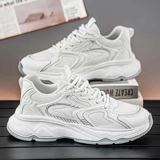 Baskets décontractées pour hommes, printemps-été, semelle souple, antidérapantes, respirantes, chaussures de course en plein air, chaussures de sport Joker pour jeunes