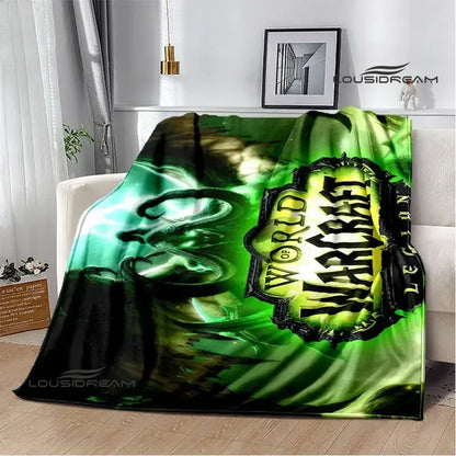 Game World of Warcraft Printed Blanket Picnic blanket Warm Flannel blankets Home bed linings blankets for beds Birthday Gift