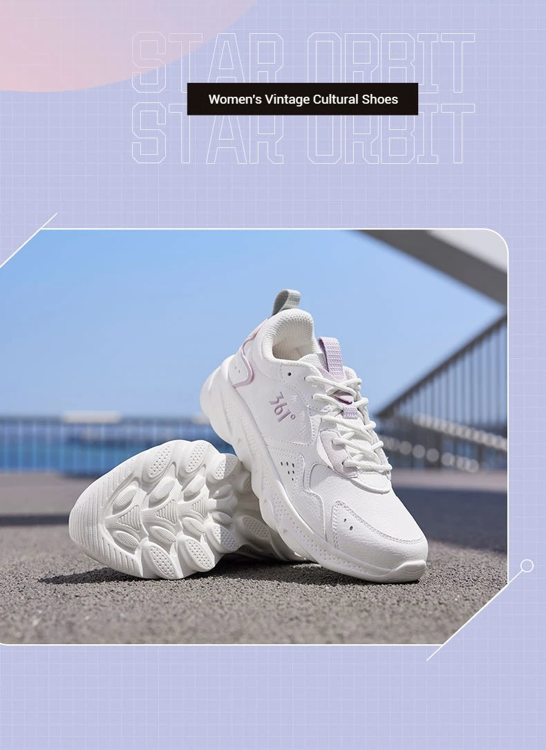 361 Degrees Women's Running Sports Shoes Shock Absorption Rebound All-match Fashion Comfortable Sneakers Male 682232237