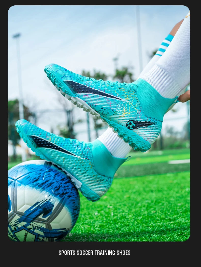 Męskie buty piłkarskie, dziecięce buty piłkarskie, damskie profesjonalne buty piłkarskie, antypoślizgowe buty TF/FG, sportowe buty piłkarskie do użytku na świeżym powietrzu