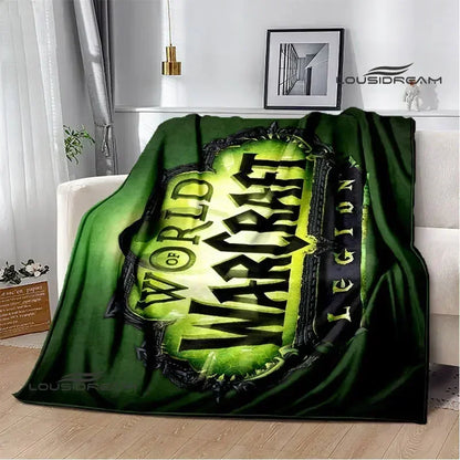 Game World of Warcraft Printed Blanket Picnic blanket Warm Flannel blankets Home bed linings blankets for beds Birthday Gift
