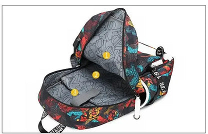 Zaino scolastico Fortnite con stampa gaming per ragazzi e ragazze, grande capacità, impermeabile, leggero e resistente, regalo di compleanno
