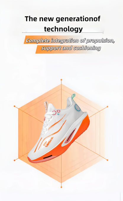 2025 Men's And Women's Carbon Board Running Shoes Professional Marathon, Lightweight Rebound Cushioning Breathable Sports Shoes