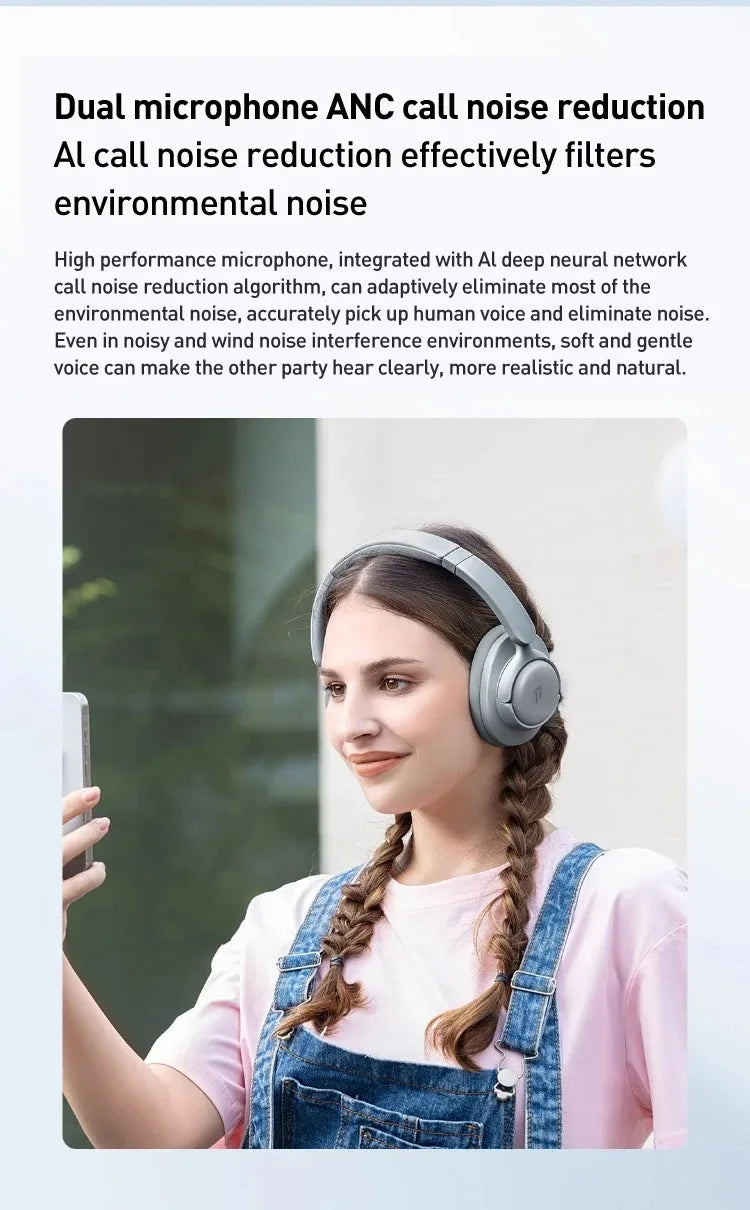 1MORE SonoFlow S Wireless Headphones with 42dB ANC, Hi-Res LDAC Audio, Bluetooth Noise Cancelling Headphones, 90H Playtime