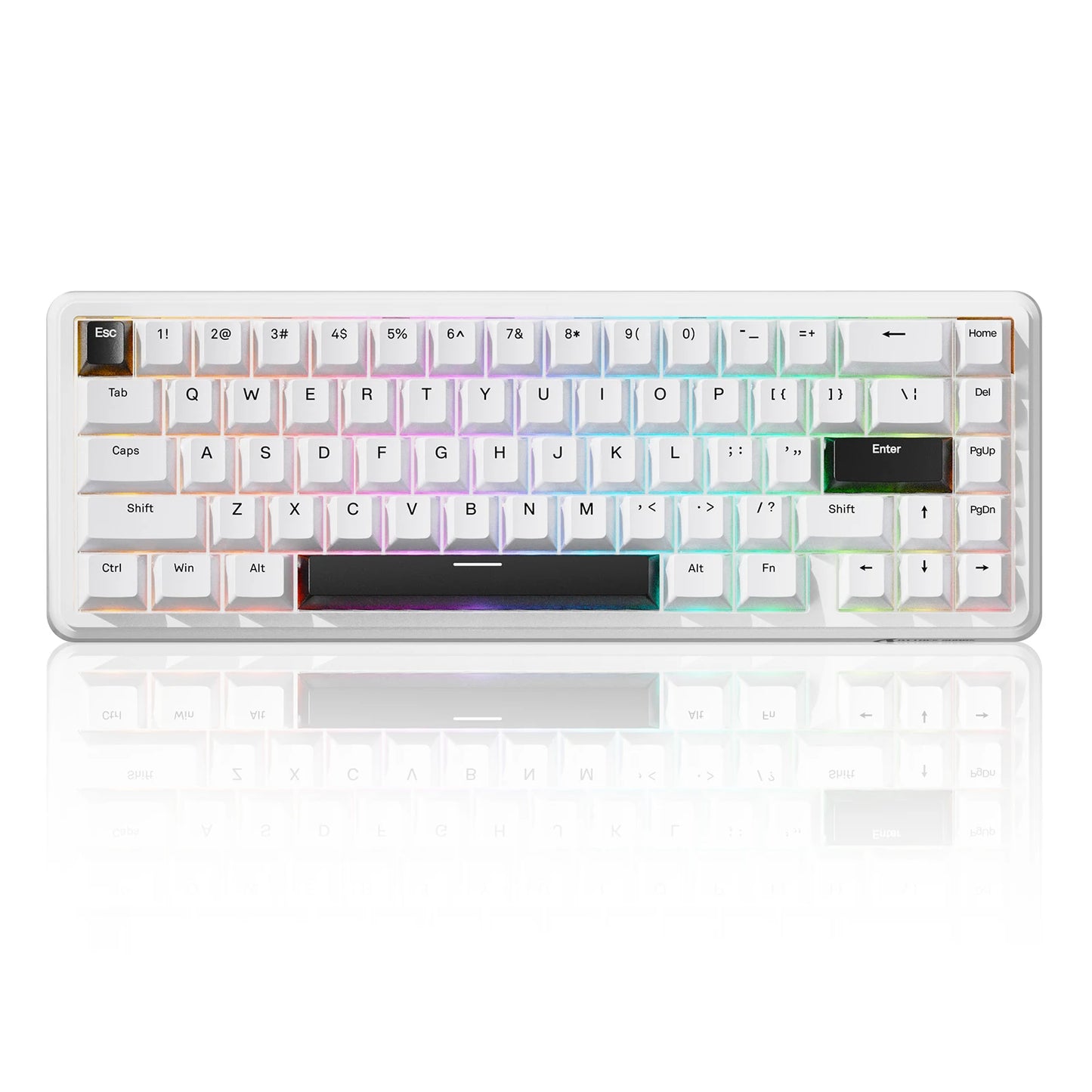 ATTACK SHARK X65 HE Magnetic Switch Rapid Trigger Keyboard, 65% Wired Gaming Keyboard with 8000Hz Polling Rate, Hall Effect RGB Mechanical Keyboard