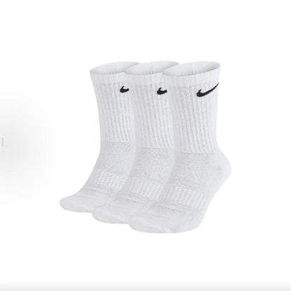Nike Logo Athletic High-Top-sokker Træningssokker til midt på læggen Unisex-stil Kombinationspakke Hvid SX7676-100