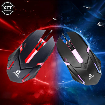 USB Wired Mini Gaming Mouse 1000 DPI Optical RGB Mouse with 3 Buttons, USB Wired Gaming Mouse for PC Desktop Laptop Computer Gamer