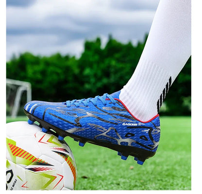 Męskie buty piłkarskie TF Sport – buty treningowe dla dzieci, ultralekkie, oddychające, profesjonalne trampki unisex z kolcami do trawy, na mecz